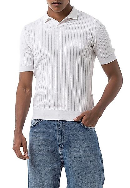 RedBridge Poloshirt by Tarz Cool - Strick-Shirt, gerippt, kurzarm, Slim Fit günstig online kaufen