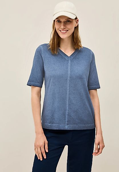 Cecil V-Shirt, aus reiner Baumwolle günstig online kaufen