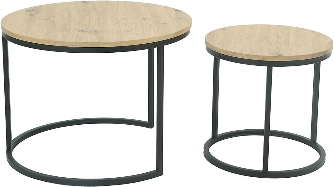 TOM TAILOR Couchtisch »LINDAU«, (Set, 2 St., 2er Set), 2er Set,Tischplatten günstig online kaufen