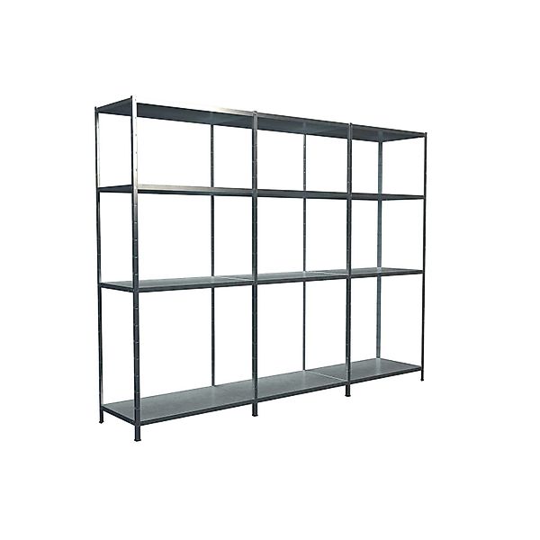 Schulte Steck-Grund- und 2 x Anbauregale 180 cm x 280 cm x 50 cm Verzinkt günstig online kaufen