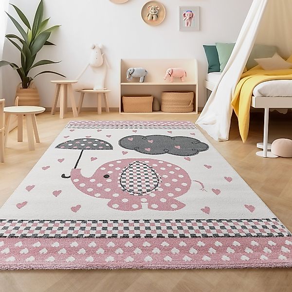 SIMPEX24 Teppich Elefant Design, Läufer, Höhe: günstig online kaufen