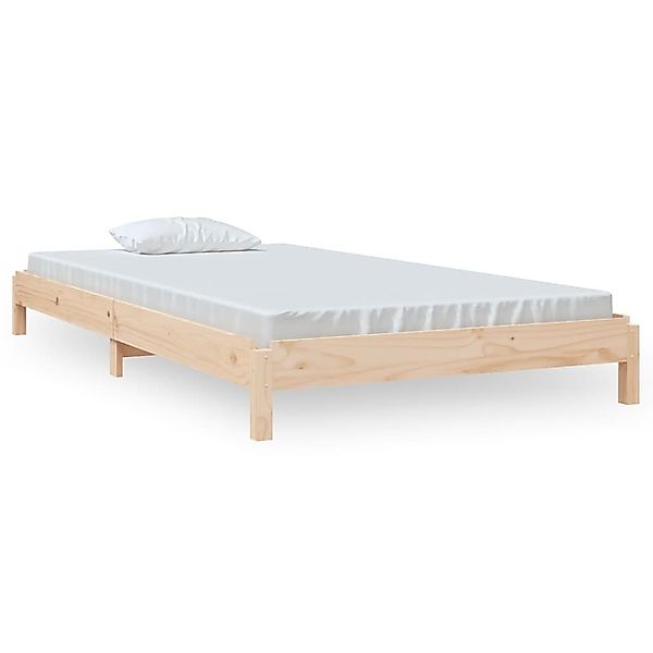 furnicato Bett Stapelbett 100x200 cm Massivholz günstig online kaufen