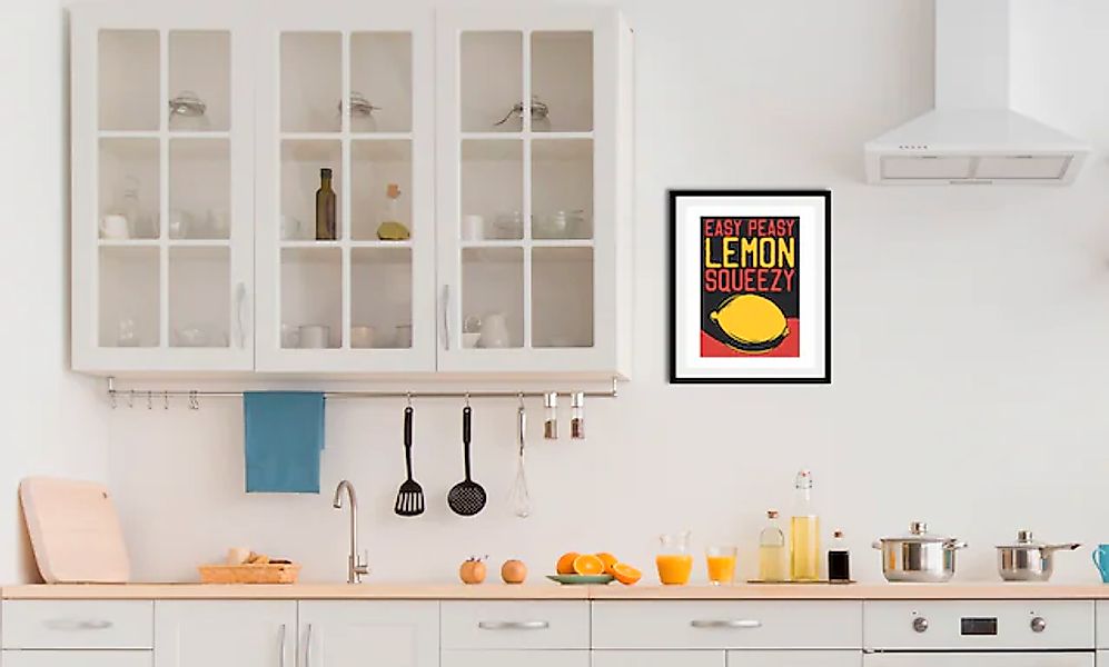 queence Bild »Easy Peasy« Essen   Humor   Kunst   Lebensmittel   Obst   Obs günstig online kaufen