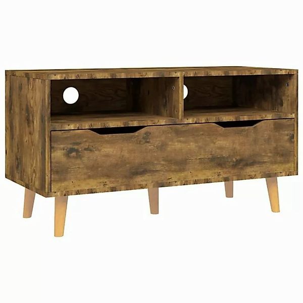 furnicato TV-Schrank Räuchereiche 90x40x48,5 cm Holzwerkstoff (1-St) günstig online kaufen