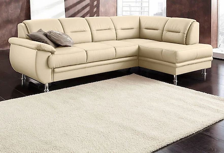 sit&more Ecksofa "Mailand L-Form", wahlweise mit Bettfunktion günstig online kaufen