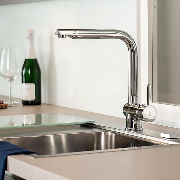 WASSERWERK Spültischarmatur »WK 4, Wasserhahn, Küche, Einhebelmischer« günstig online kaufen