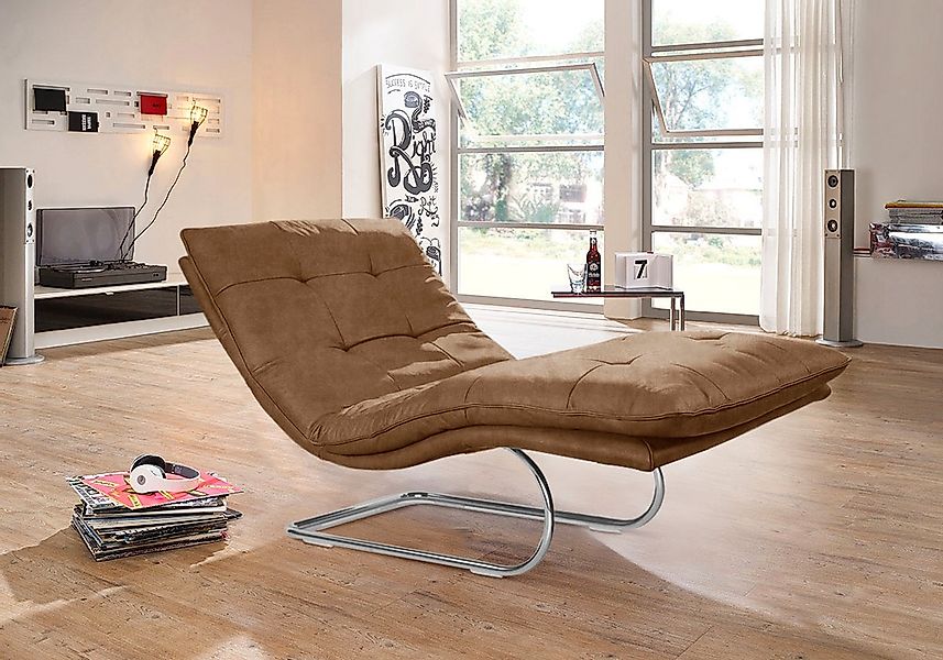 W.SCHILLIG Relaxliege "daily dreams", in Waffelkissen-Optik, wahlweise mit günstig online kaufen