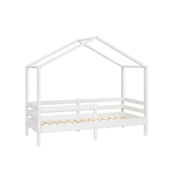 Bellabino Hausbett Abia (90x200 cm weiß), Hausbett mit Stauraum günstig online kaufen