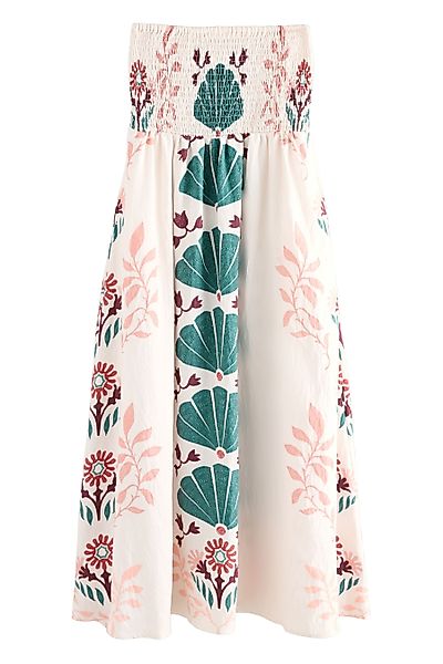 Next Bandeaukleid Midikleid mit Bandeau-Ausschnitt (1-tlg) günstig online kaufen