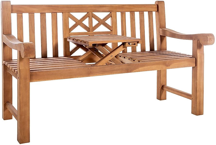 CLP Gartenbank Luka, aus wetterfestem Teakholz, günstig online kaufen