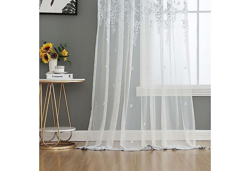 Gardinenbox Gardine (1 St), Multifunktionsband, transparent, Raschel günstig online kaufen