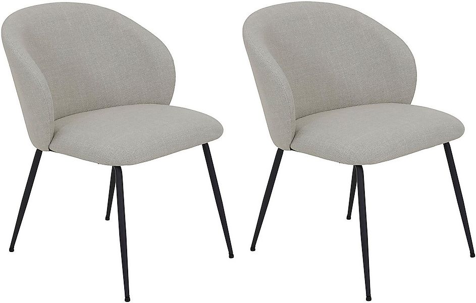 HELA 4-Fußstuhl GRAZ, Esszimmerstuhl (Set, 2 St), XL-Sitzbreite,4-Fuß,Rundr günstig online kaufen