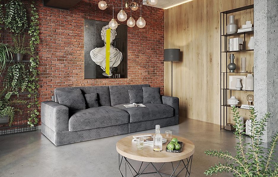 Home affaire Big-Sofa "Innovid" Modernes Modul-Polsterprogramm günstig online kaufen