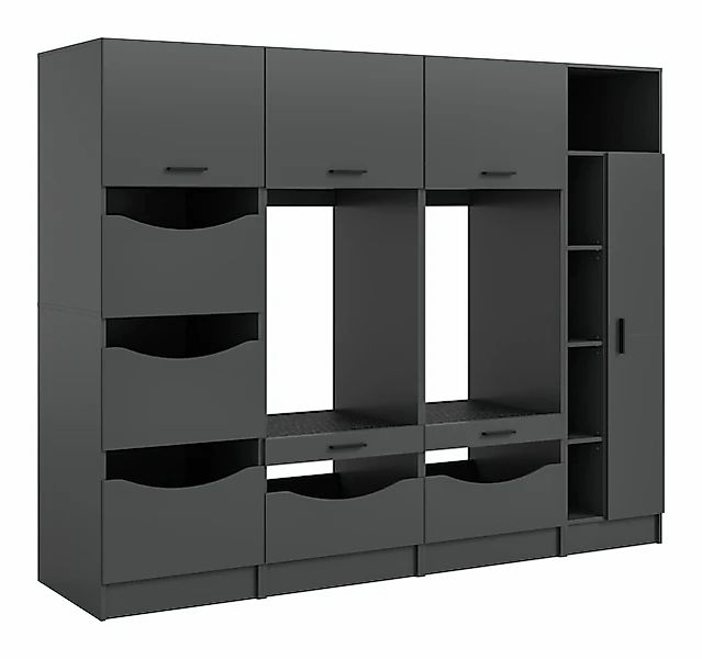 welltime Badmöbel-Set »FALAS, TOPSELLER!, 4-teilig, Hauswirtschaftsraum Set günstig online kaufen