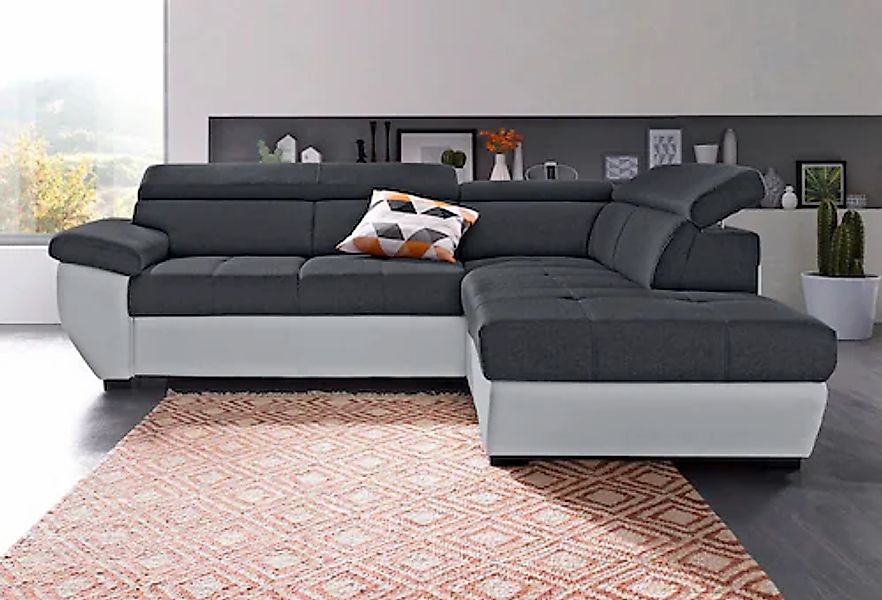 COTTA Polstergarnitur »Speedway L-Form«, (Set), Set bestehend aus: Ecksofa günstig online kaufen