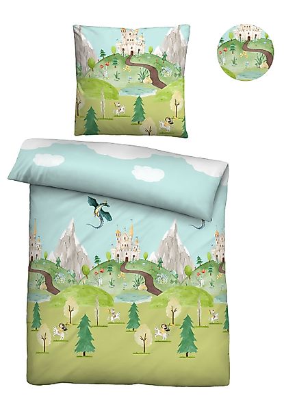 Biberna Kinderbettwäsche »0044331« 2 Stk. tlg. hautfreundlich, kühlend, mit günstig online kaufen