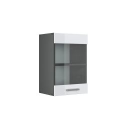 Vicco Glashängeschrank R-Line, Weiß Hochglanz/Anthrazit, 40 günstig online kaufen