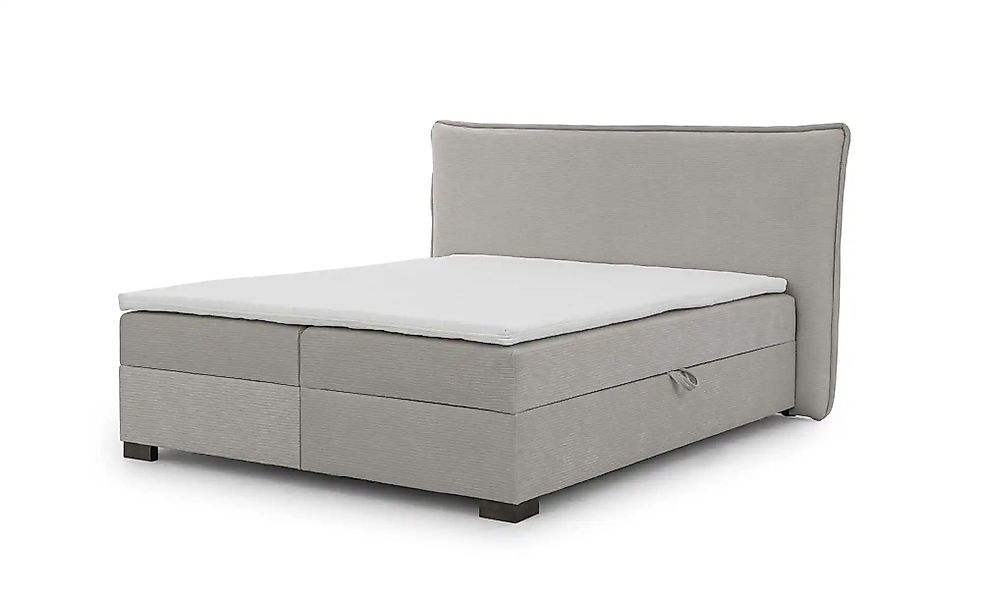 Boxspringbett   ¦ grau ¦ Maße (cm): B: 180 H: 119 Betten > Boxspringbetten günstig online kaufen