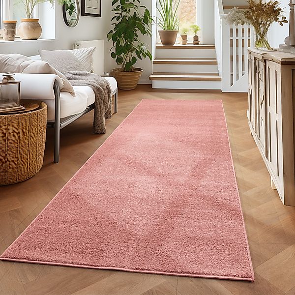 Carpettex Veloursteppich Unicolor - Einfarbig, Läufer, günstig online kaufen