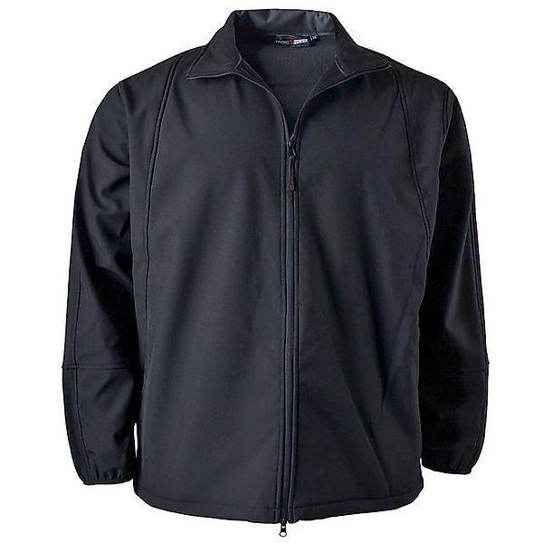 marc & mark Softshelljacke Marc & Mark Softshelljacke Übergröße schwarz günstig online kaufen