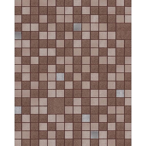 EDEM 1033-17 Küchen Bad Tapete Geometrisch Metallic Effekt Braun Beige 0,53 günstig online kaufen