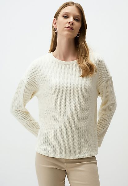 Jimmy Key Sweatshirt Rundhalsausschnitt Langärmlig Gemustert günstig online kaufen