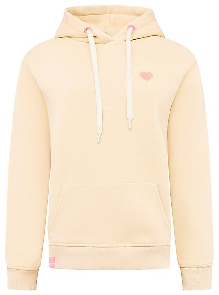 Zwillingsherz Hoodie Kleines Herz Fronttaschen, innen günstig online kaufen