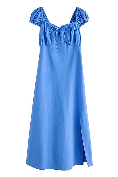 Next Midikleid Midikleid mit Puffärmeln aus günstig online kaufen