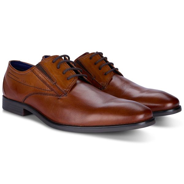 bugatti Business Schnürschuh Farbe cognac Größe: EU43 günstig online kaufen