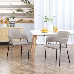 HOMCOM Esszimmerstuhl 2er Set Küchenstuhl mit günstig online kaufen