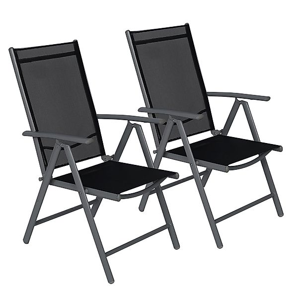CCLIFE Klappstuhl Gartenstühle Balkonstühle Alu Klappstuhl günstig online kaufen
