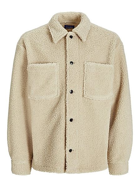 Jack & Jones Blouson Teddy Design mit Karomuster und Knopfverschluss JORNEW günstig online kaufen