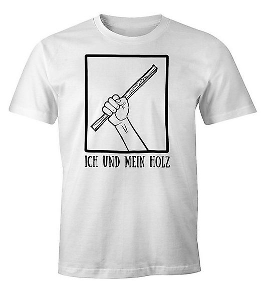 MoonWorks Print-Shirt Herren T-Shirt Ich und günstig online kaufen