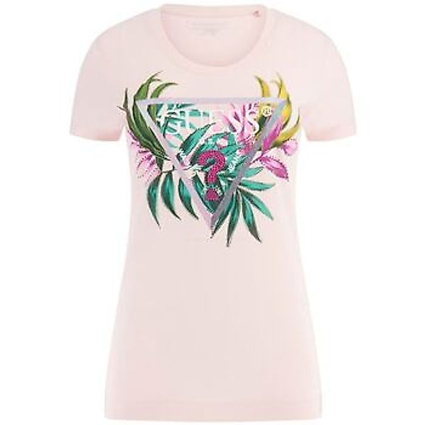 Guess  T-Shirt T-shirt triangulaire à feuilles femme günstig online kaufen