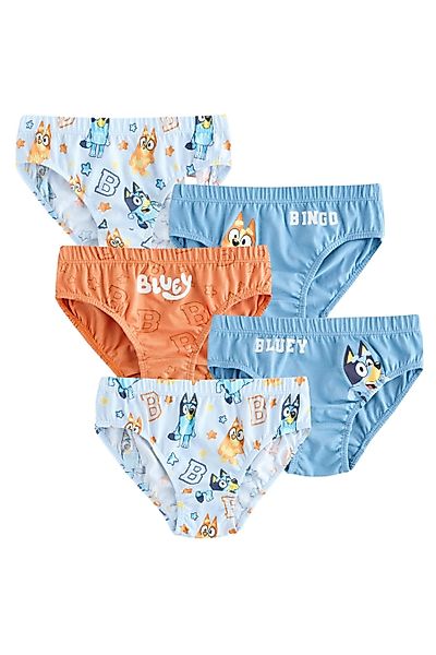 Next Slip Bluey Unterhosen im 5er-Pack günstig online kaufen