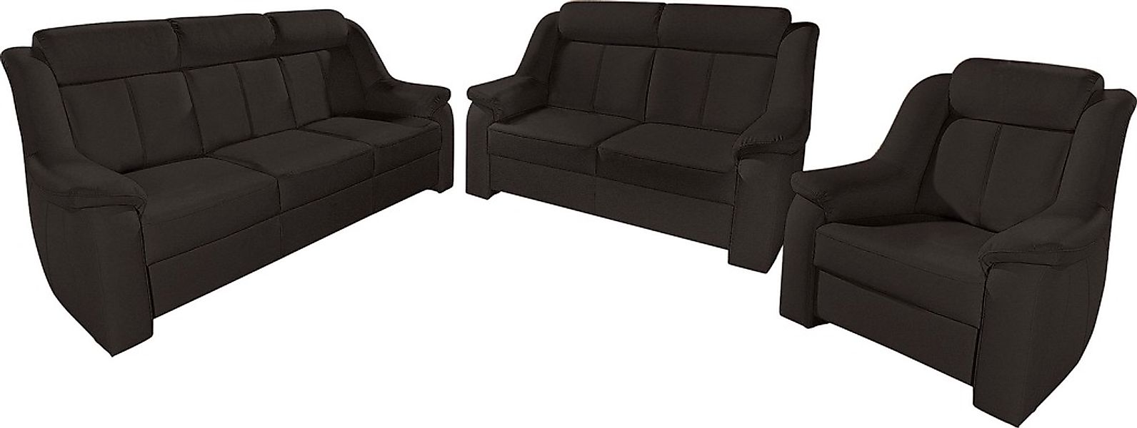 sit&more Polstergarnitur »Basel«, Set, bestehend aus 3-Sitzer + 2-Sitzer + günstig online kaufen