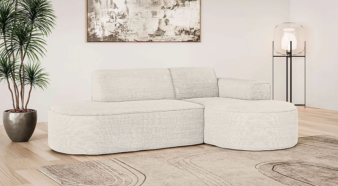 OTTO home Ecksofa "ADELLA Design-Sofa mit Recamiere rechts/links, 248/159/7 günstig online kaufen