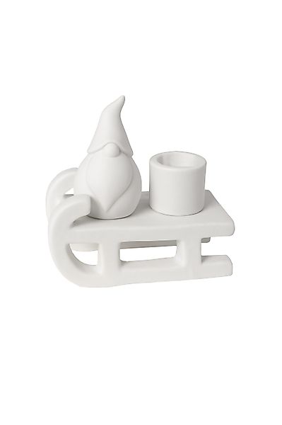 Storefactory Kerzenhalter Kerzenhalter Sture Weihnachtsdeko Weihnachtsmann günstig online kaufen