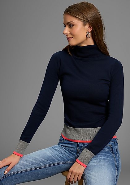 AJC Rollkragenpullover in enger Form mit günstig online kaufen