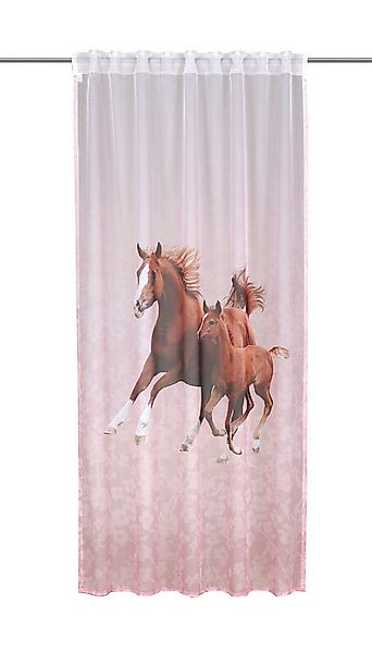 WILLKOMMEN ZUHAUSE by ALBANI GROUP Vorhang, Multifunktionsband, transparent günstig online kaufen