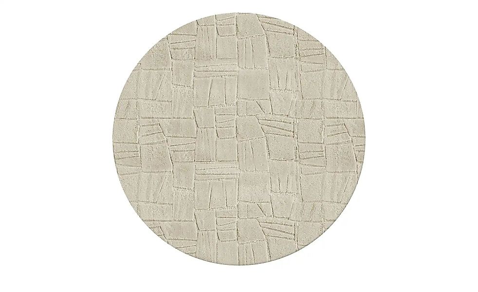 como Hochflorteppich  Stone Soft ¦ beige ¦ Synthetische Fasern Ø: 160 Teppi günstig online kaufen