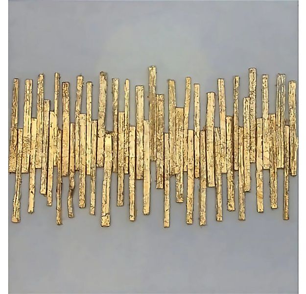 TPFLiving Kunstdruck OHNE RAHMEN, Motiv O (Abstrakte Gold Luxus Poster Lein günstig online kaufen