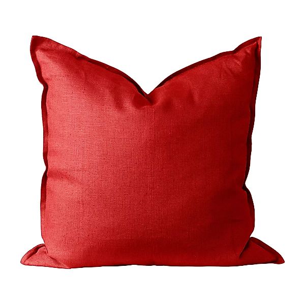 Calm Kissenbezug Leinen 50 x 50cm Red günstig online kaufen