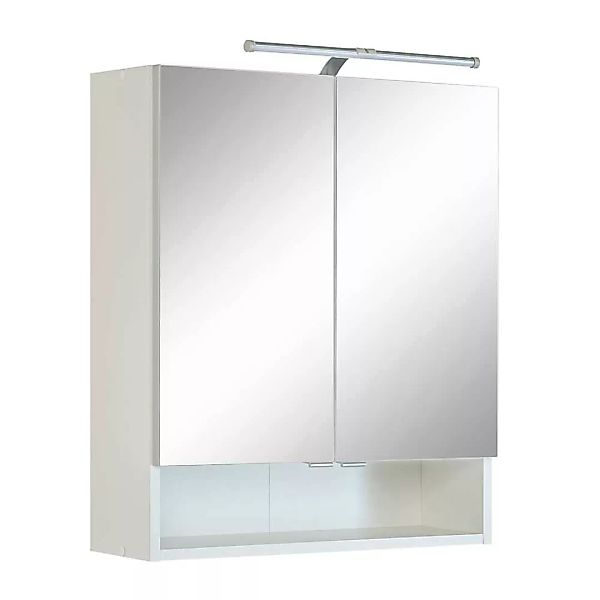 Badezimmer Spiegelschrank in Weiß 60 cm breit günstig online kaufen