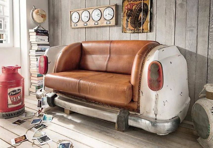 More2Home Sofa ABBY Autosofa, Heck, vintage-weiß günstig online kaufen