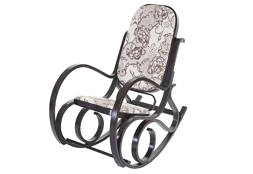 MCW Schaukelstuhl Gallarate, Retro-Design, Stabiles Gestell, Weiche Polster günstig online kaufen