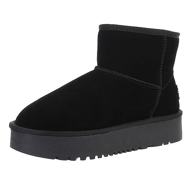 Ital-Design Echte Lederstiefel für Damen – Bequem und Stylish Snowboots (88 günstig online kaufen