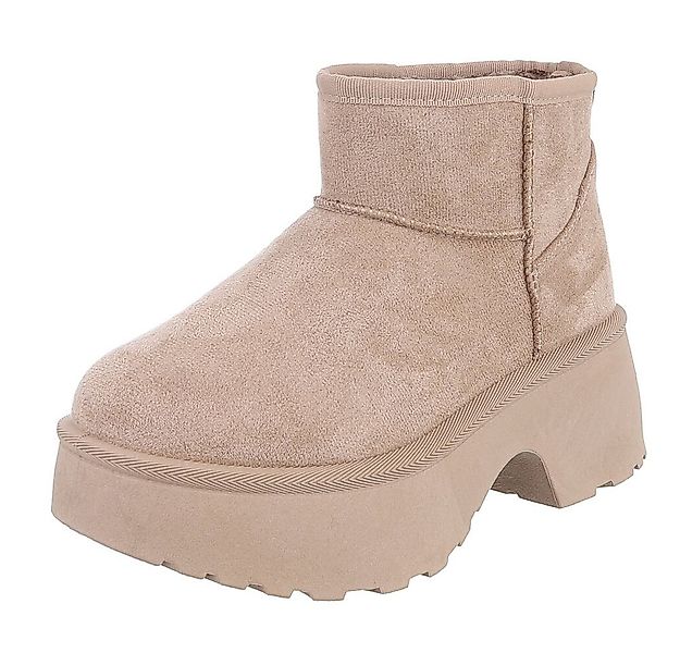 Ital-Design Plattform Ankle Boots für Damen – Stilvoll & Bequem Snowboots ( günstig online kaufen