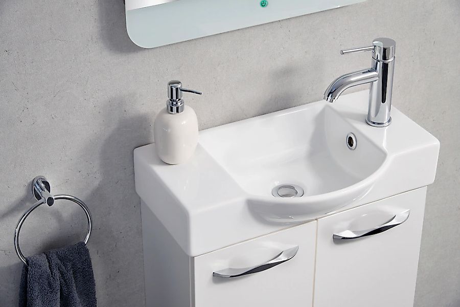 FACKELMANN Waschbecken "Gäste-WC" Keramik, Breite 54,5 cm, für Gäste-WC günstig online kaufen