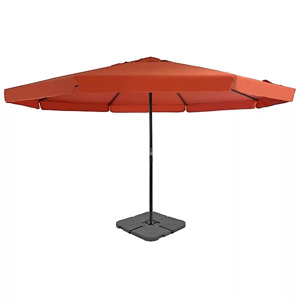 Sonnenschirm Mit Schirmständer Terrakotta-rot günstig online kaufen